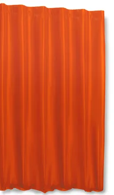Produktbild von Thermovorhang Kräuselband orange 245x245 cm blickdicht breit Polar Fleece Vorhang Alaska