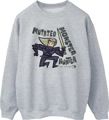 Produktbild von Netflix - "The Witcher" Sweatshirt für Herren BI47596 (XL) (Grau)