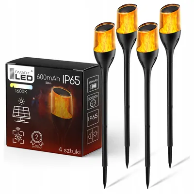 Produktbild von Smartled Solar Gartenleuchte LED Flammen-Effekt Erdspieß