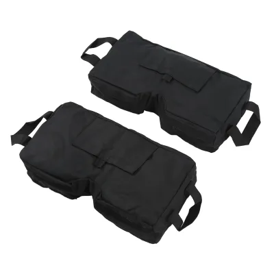 Imagen del producto de Juego de 2 bolsas de peso para parasoles: abertura grande, impermeables, bolsas de peso desmontables para la base de tiendas de campaña, ideales para jardines y actividades al aire libre