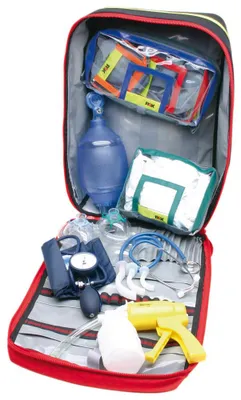 Produktbild von Dönges Notfallrucksack DIN 13155, PAX-Plan, rot (Erste-Hilfe-Rucksack)