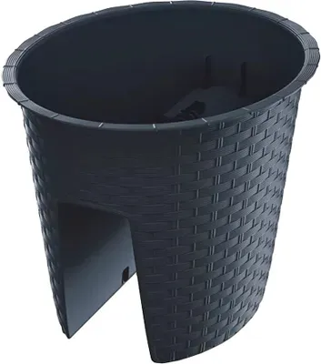 Obrázek produktu pro květináč na zábradlí 29,8cm RATOLLA DRLB300-S433 antracit plastový PROSPERPLAST
