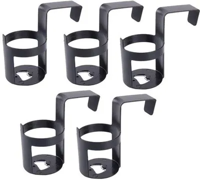 Immagine prodotto di Set di accessori per auto con 5 portabicchieri e portabottiglie in plastica da appendere