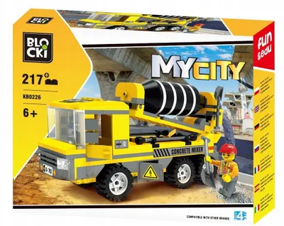 Obrázok produktu pre Bloky MyCity Miešačka betónu 217 el.