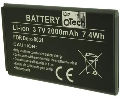 Produktbild von Batterie kompatibel mit DORO 8030 - Otech