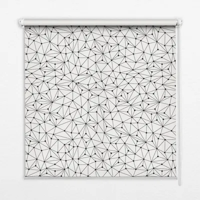 Produktbild von Seitenzug-Rollo Fensterrollo Jalousie - Thermo-Rollo Verdunkelungsrollo - 100x240 cm - Verbundene Punkte
