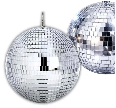 Produktbild von Disco-Kugel, Spiegeldekoration, Silber, 30 Cm, Gross, Für Partys