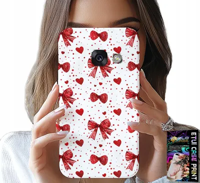 Produktbild von Fall Für Samsung A5 2017 - Rote Bänder Schleife Mode-Designs