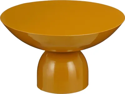 Produktbild von Mica Decorations Celise Beistelltisch - H28 x Ø47 cm - Metall - Braun