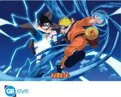 Zdjęcie produktu dla Plakat Naruto Naruto i Sasuke 91.5x61cm