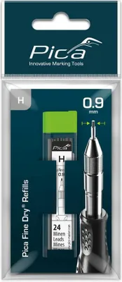 Obrázek produktu pro Pica | Náhradní tuhy 0,9 mm na dřevo tvrdost " H " pro mikrotužku