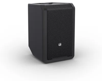 Image de Haut-parleur amplifié Bluetooth portable de 8 pouces - Avec batterie et mélangeur - Son stéréo - Pour la musique et les événements