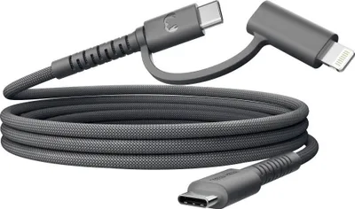 Obrázek produktu pro Fresh 'n Rebel 00231913, 2 m, Lightning, USB C, Samec, Samec, Černá