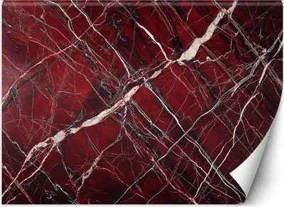 Obrázok produktu pre Vliesová fototapeta Červený mramor so zlatom Glamour štýl 300x210 cm Feeby Červená lepidlo je súčasťou dodávky jednoduchá inštalácia