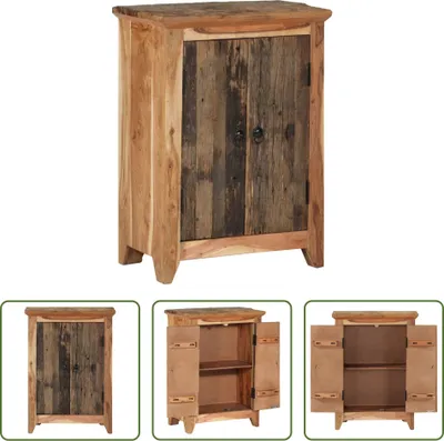 Obrázek produktu pro The Living Store Příborník 55x33x75 cm Massivholz Akazie und Altholz