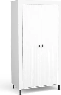 Produktbild von Kleiderschrank Mossa Mo1 Schrank 97X197X56 Cm 2 Türiger Weiß