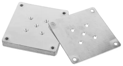 8 Möbelmontageplatten, Metall, Tischbeine, Befestigungsplatten