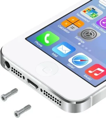 Produktbild von Pentalobe Torx Gehäuse Schrauben für Apple iPhone 5 5s Backcover 2 Stück Silber