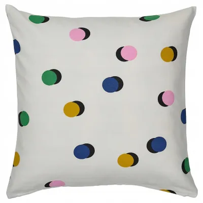 Produktbild von IKEA RUNDKRASSING Kissenhülle Tupfenmuster 50x50 cm