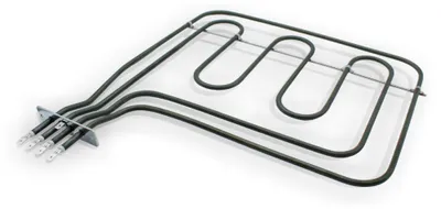 Heizelement für Backofen, 900+1600 W, 230 V, 340x334 mm, Edelstahl