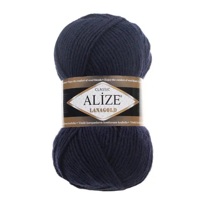 Strickwolle ALIZE Lanagold marine