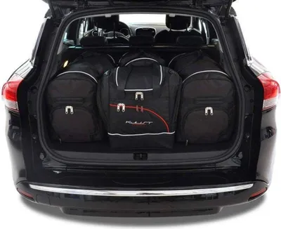 Produktbild von Renault Clio Grandtour 2013-2019 Kofferraumtaschen Set 4 Stk