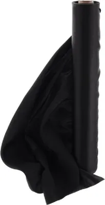 Produktbild von Glatter Satin, schwarz, 0,36 x 9 m (1 Stk. / 9 m)