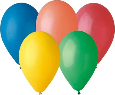 Zdjęcie produktu dla Balony pastelowe Różnokolorowe MIX, G90, 25 cm, 15 szt.