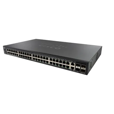 Produktbild von Cisco SG350X-48, Managed, L3, Gigabit Ethernet (10/100/1000), Rack-Einbau, 1U