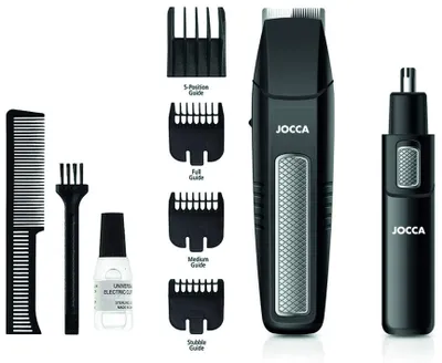 Produktbild von JOCCA Haar-, Nasen- und Ohren-Trimmer, Schwarz und Silber