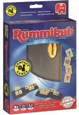 Produktbild von Jumbo Spiele Rummikub Kompakt-Spiel Reise-Edition Gesellschaftsspiel JUM03942