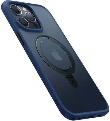Zdjęcie produktu dla Torras etui na telefon komórkowy UPRO Ostand Matte dla iPhone 15 PRO (niebieski)