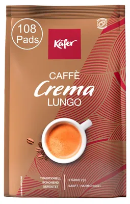 Produktbild von Käfer Caffè Crema Lungo 108 Kaffeepads