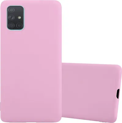 Produktbild von Cadorabo Hülle für Samsung Galaxy A71 5G Schutzhülle in Rosa Handyhülle TPU Silikon Etui Case Cover