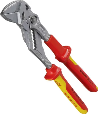 Produktbild von KNIPEX Zangenschlüssel 86 06 250, VDE-isoliert, (Länge 250mm, 19-fach
