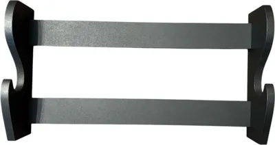 Immagine prodotto di Supporto da parete per spade giapponesi – supporto decorativo in legno per spade – per Katana, Wakizashi, Tanto – singolo KS1