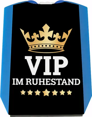 Produktbild von VIP im Ruhestand goldene Krone Parkscheibe