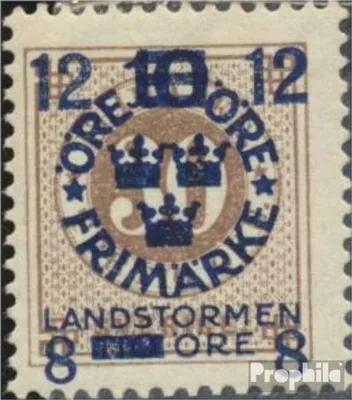 Produktbild von Briefmarken Schweden 1918 Mi 123 gestempelt Landsturm (III)