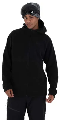 Zdjęcie produktu dla Hurley Polar Fleece z zamkiem na całej długości, czarny, rozmiar S, męski, czarny, rozmiar S