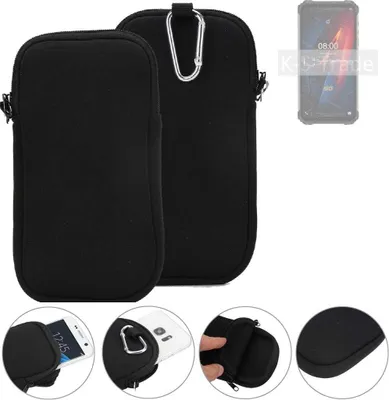 Produktbild von K-S-Trade Neopren-Hülle Handyhülle kompatibel mit Ulefone Armor 8 5G Schutzhülle Neoprenhülle Sleeve Schutz-Hülle Gürtel Tasche Case Holster