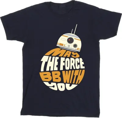Produktbild von Star Wars - "May The Force" T-Shirt für Herren BI46862 (5XL) (Marineblau)