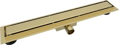 Immagine prodotto di Angolo doccia - Oro opaco - Acciaio inossidabile di alta qualità, 30 l/min, 80 cm