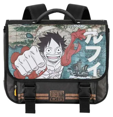 Produktbild von Karactermania One Piece Map 31x40x18 Cm 22l Rucksack Schwarz  Kinder Schwarz One Size