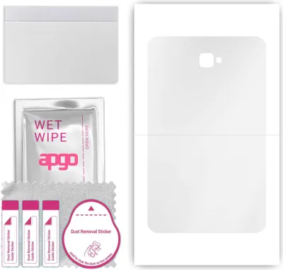 Produktbild von apgo Rückseite Schutzfolie, klar, kompatibel mit Samsung Galaxy Tab A 10.1 (2016), Hinten Hydrogel-Displayschutzfolie mit Positionierhilfe, kratzfest, einfache Montage