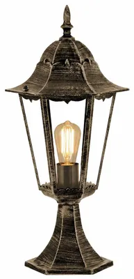 Produktbild von Wegeleuchte NORDERNEY, Bronze, Aluminium, Glas, E27, IP44, H 49 cm