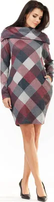 Produktbild von Infinite You Minikleid für Frauen Gwenervudd M159 burgundergrau M