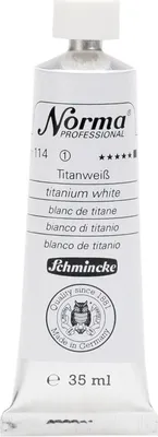 Schmincke 35ml Norma Professional Titanweiss Öl 11 114 009