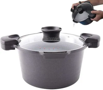 Produktbild von ORION Nudeltopf Pastatopf 24 cm GRANDE Deckel mit Abgießrand