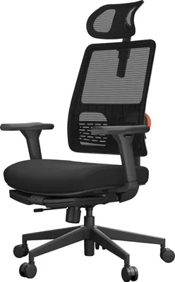 Produktbild von Ergonomischer Stuhl mit Fußstütze Schreibtischstuhl Bürotische und Stühle für den Haushalt mit automatisch folgender Lendenwirbels tütze 4D-Armlehne Sitztiefe und höhe verstellbar 96°–136° neigbar