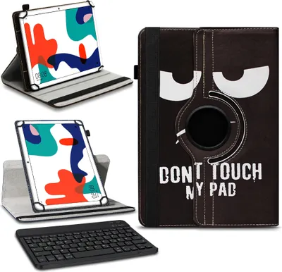Produktbild von Tablet Tasche Hülle Huawei MatePad T10 9.7 Schutzhülle Bluetooth Tastatur QWERTZFarben:Motiv 5